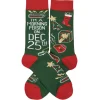 Morning Person On Dec 25th Socks< New