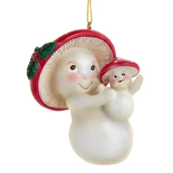 Mother & Baby Mushroom Ornament<Kurt Adler Online