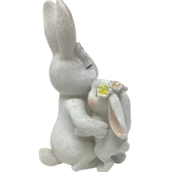 Mother and Baby Bunny Figurine | The Christmas Loft< Fashion