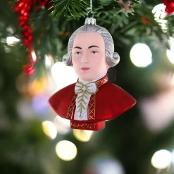 Mozart Composer Glass Ornament<Cody Foster & Co. New