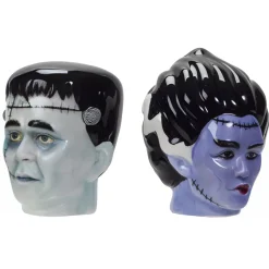 Mr And Mrs Frankenstein Salt And Pepper Set< Sale
