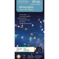 40 Multi Color Micro LEDs Silver Wire<Lumineo Best
