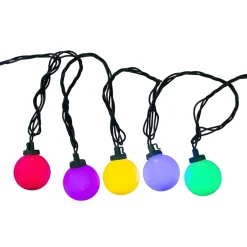 Multicolor Opaque G50 LED Light Set Green Wire<Kurt Adler Clearance