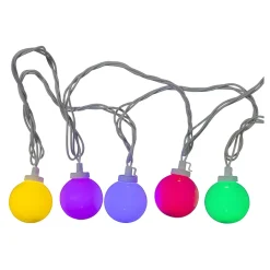 Multicolor Opaque G50 LED Light Set White Wire<Kurt Adler Outlet