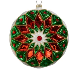 Multi-Color Starburst Ornament - Green< Discount
