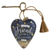 My Dear Friend Art Heart Christmas Sculpture< Sale