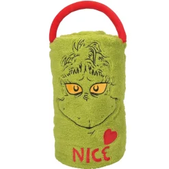 Naughty Nice Grinch SnowThrow<Department 56 Discount