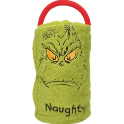 Naughty Nice Grinch SnowThrow<Department 56 Discount
