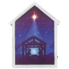 Night Miracle In The Manger LED Canvas - The Christmas Loft< Best
