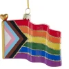 Noble Gems™ Glass Progress Pride Flag Ornament<Kurt Adler New