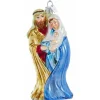 Noble Gems™ Traditions Glass Holy Family Ornament, Default Category/OUR CATALOG/<Kurt Adler Outlet