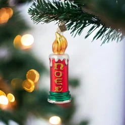 Noel Candle Ornament< Discount