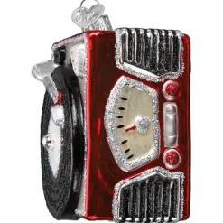 Old World Christmas- Record Player Ornament 4.25" | The Christmas Loft<Old World Glass Discount