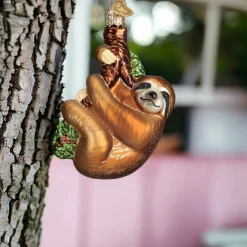 Old World Christmas- Sloth Ornament   | The Christmas Loft<Old World Glass Discount