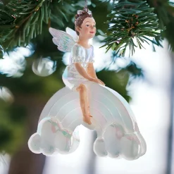 Opalescent Fairy Rainbow Ornament, 4in Resin, E0938<Kurt Adler New