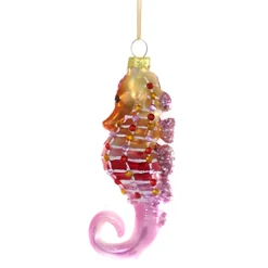 Orange/Pink Deep Sea Seahorse Ornament<Cody Foster & Co. Fashion