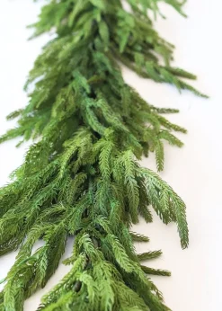 Original Real Touch Norfolk Pine Garland< Outlet
