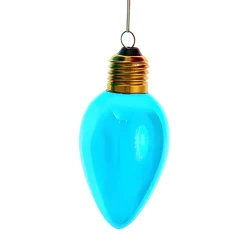 Oversized Blue C7 Bulb Glass Ornament, , F2298<Kurt Adler Sale