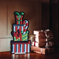 Package Stack and Candy Cane Infinity Light< Outlet
