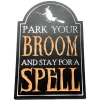 Park Your Broom Engraved Wooden Easel Sign< Best