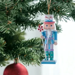Pastel Blue Nutcracker Ornament<Kurt Adler Best