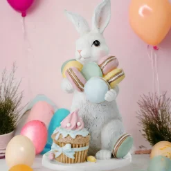 Pastel Easter Bunny with Treats | The Christmas Loft< Sale