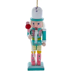 Pastel Green Nutcracker Ornament<Kurt Adler New