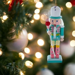 Pastel Green Nutcracker Ornament<Kurt Adler New