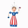 Patriotic Lady Liberty Ornament< Hot
