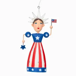 Patriotic Lady Liberty Ornament< Hot