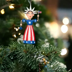 Patriotic Lady Liberty Ornament< Hot