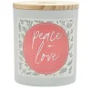 Peace & Love Candle with Frosted Mint Scent< Fashion