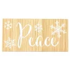 Peace Holiday Wood Block Sign< Fashion