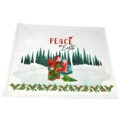 Peace On Earth Snowman Tea Towel< Outlet