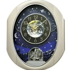 Peaceful Cosmos II Clock<Rhythm Clocks New