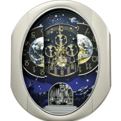 Peaceful Cosmos II Clock<Rhythm Clocks New