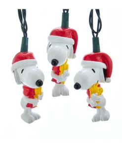Peanuts10-Light LED Snoopy and Woodstock Light Set<Kurt Adler Online