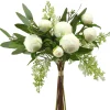 Peony Bud/Lilac Eucalyptus Bundle Cream/White 14"< Clearance