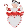 Personalized Baby In Panda Hat Ornament | The Christmas Loft< Best