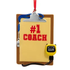 Personalized Coach Clipboard Ornament<Kurt Adler Outlet