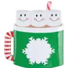 Personalized Family Of 3 Hot Cocoa Ornament | The Christmas Loft​​​​​​​< Hot