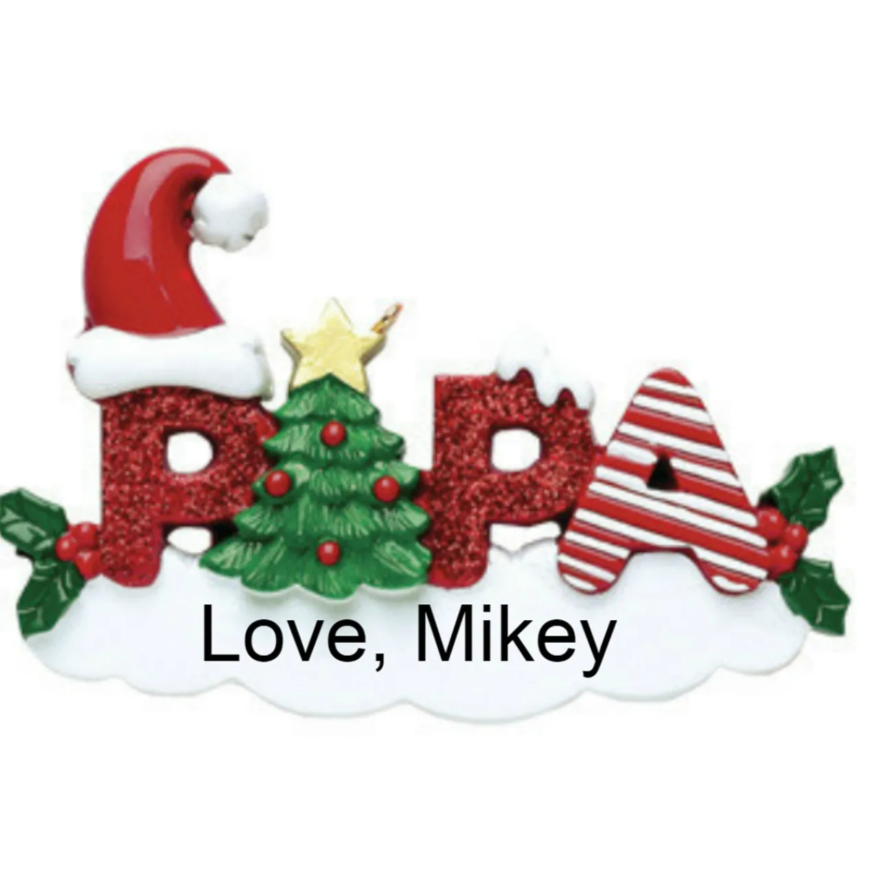 Personalized Papa Ornament - The Christmas Loft< Sale