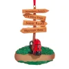 Personalized Resin Hiking Sign Ornament<Kurt Adler Online