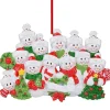 Personalized Snow Family of 12 Ornament< Hot