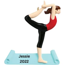 Personalized Yoga Ornament< Sale