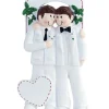 Personalized To Have And To Hold Male Couple Wedding Ornament< Fashion
