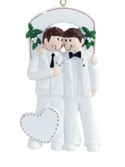 Personalized To Have And To Hold Male Couple Wedding Ornament< Fashion