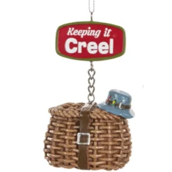 Picnic Basket Fishing Ornament< Best