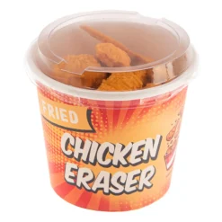 8 Piece Fried Chicken Erasers Bucket< Fashion