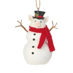 Pig Snowman Ornament< Online